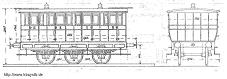 Personenwagen 2.-3.Klasse, 3achsig, 1854